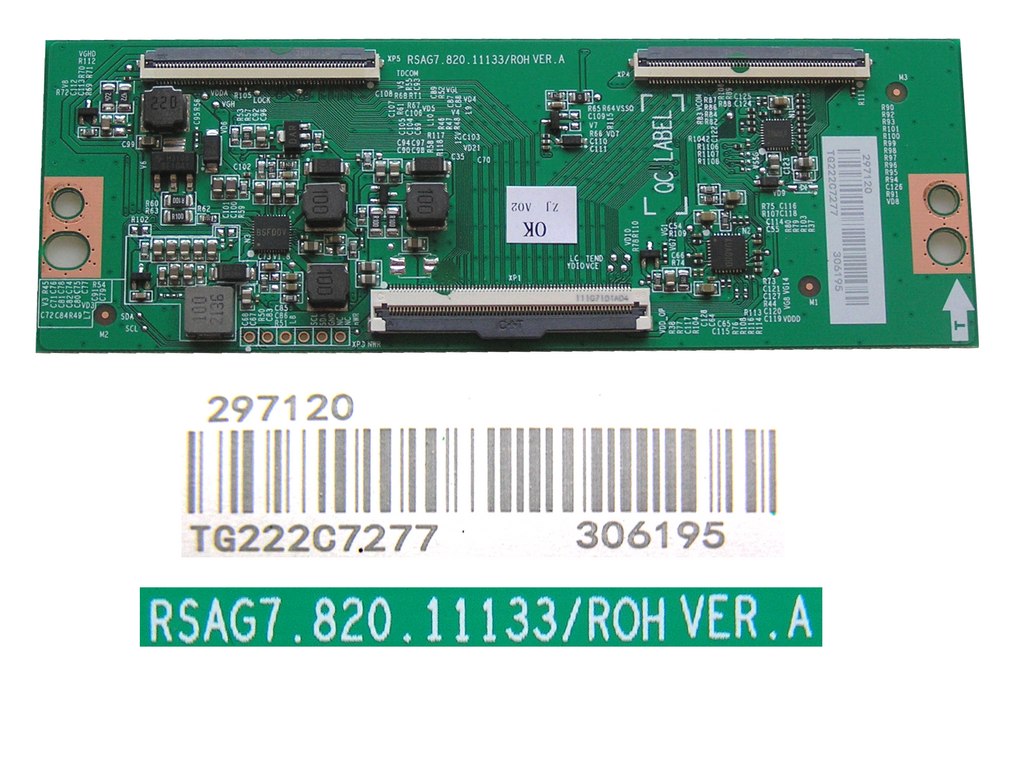 LCD modul T-CON RSAG7.820.11133/ROH /  TCON board T306195 / 297120 / RSAG7-820-11133