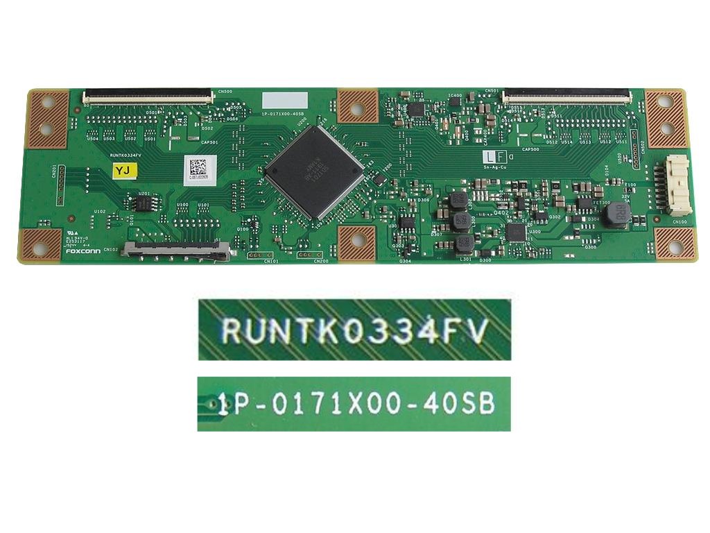 LCD modul T-CON RUNTK0334FV / TCON board 1P-0171X00-40SB pro panel HC700DQN-VHXL1-214X