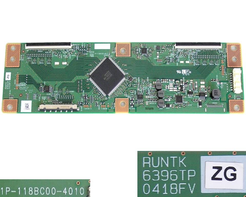 LCD modul T-CON RUNTK0334FV ZG/ TCON board  1P-0171X00-40SB pro panel HC700DQN-VHXL1-214X