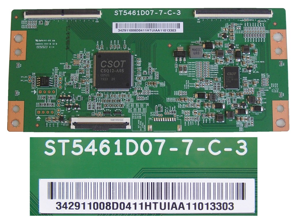 LCD modul T-CON ST5461D07-7-C-3 / T-con board 34291100800411HT