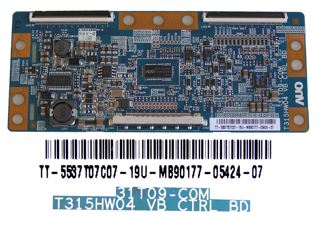 LCD modul T-CON TT-5537T07C07 /  TCON board T315HW04VB / 31T09-COM