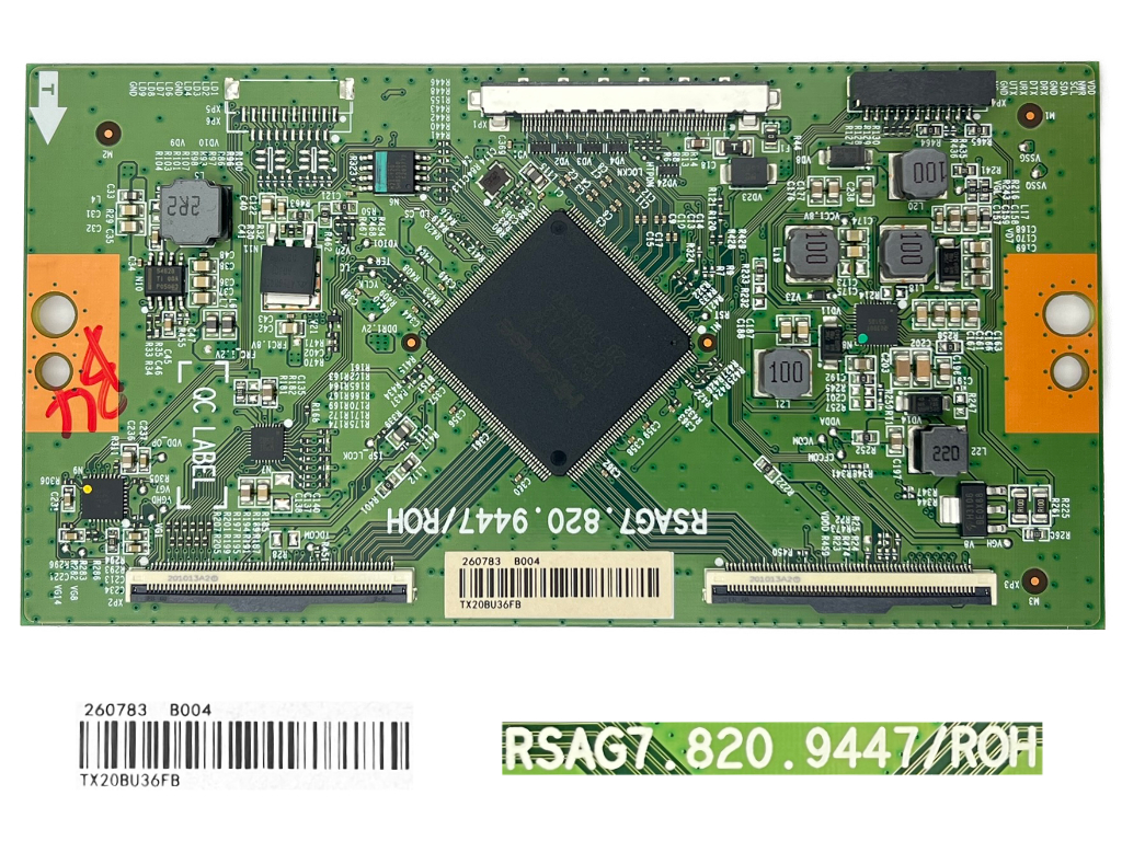 LCD modul T-CON TX20BU36FB / TCON board RSAG7.820.9447 / HT 260783