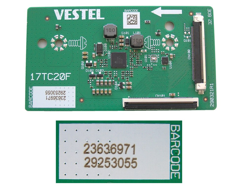 LCD modul T-CON VESTEL 17TC20F /  TCON board 23636971