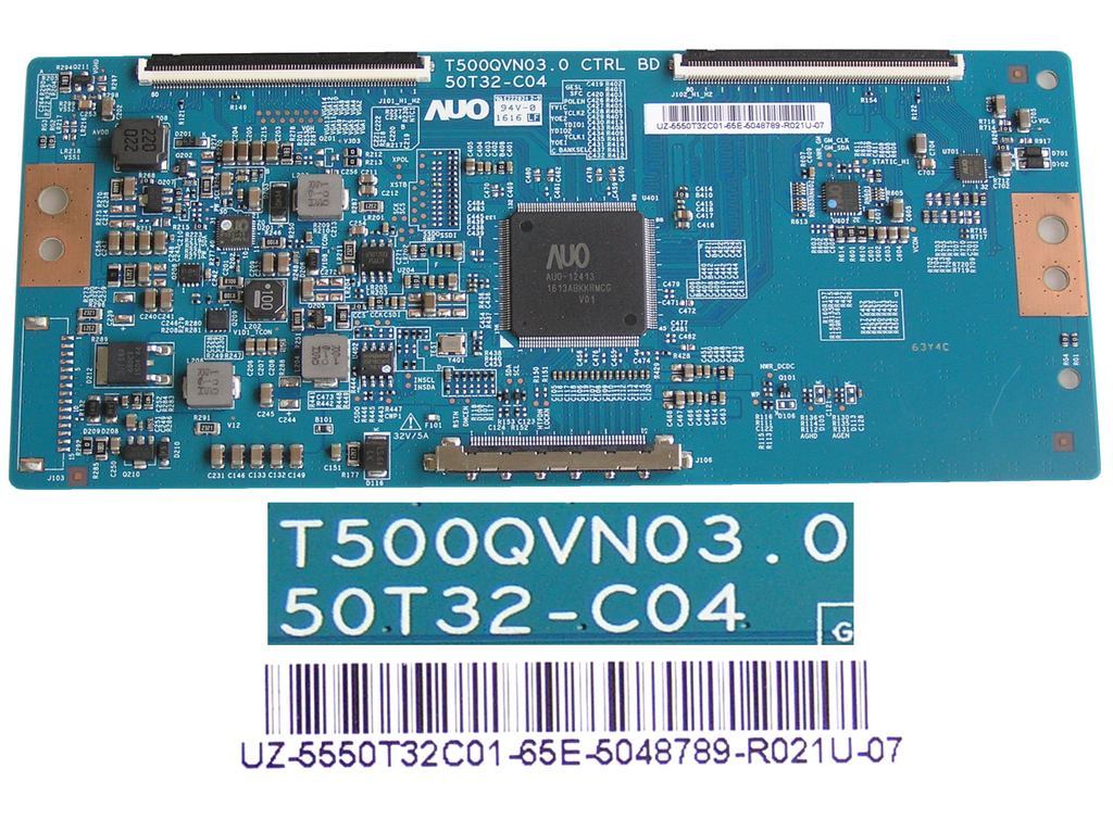 LCD modul T-Con T500QVN03.0 50T32-C04 / T-Con board  UZ-5550T32C01-65E