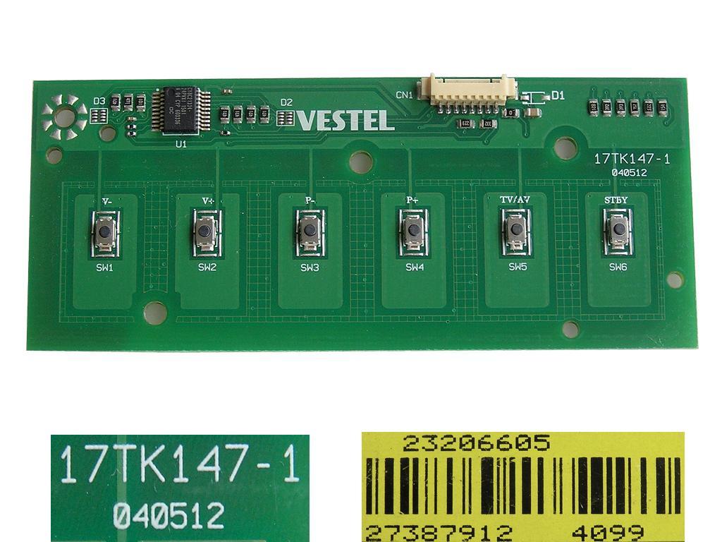 LCD modul deska tlačítek 17TK147-1 / board touch pad 23206605