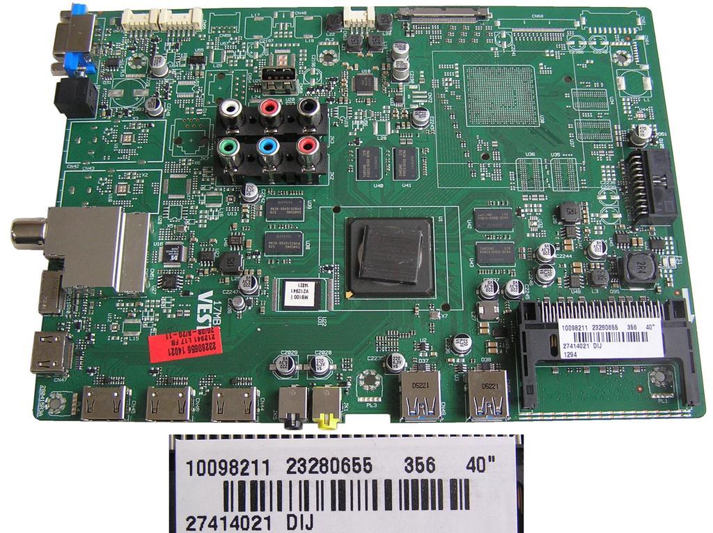 LCD modul základní deska 17MB100 / 23280655 / main board Panasonic 23280655
