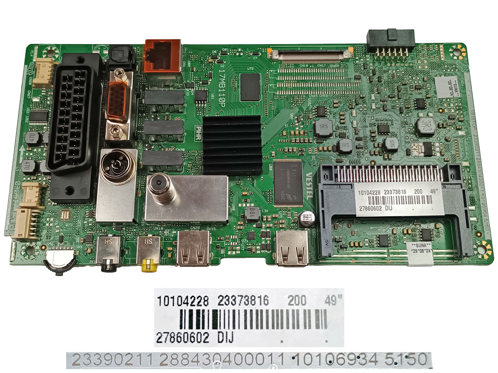 LCD modul základní deska 17MB110P / Main board 23373816 Vestel