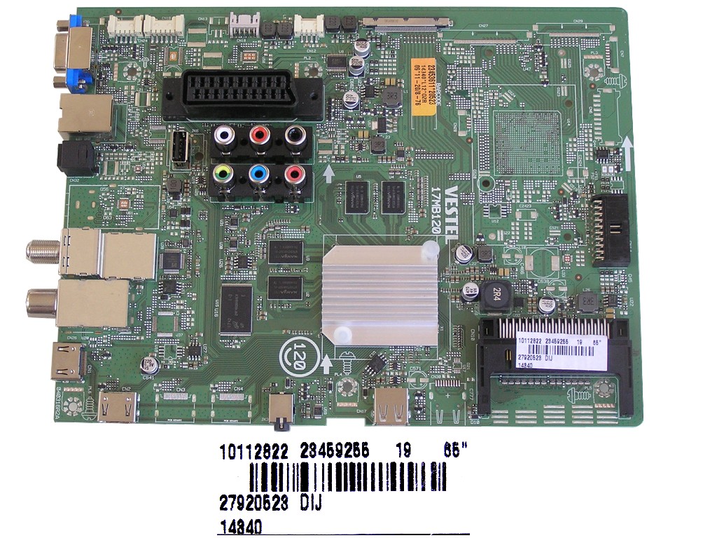LCD modul základní deska 17MB120 / Main board 23459255 HYUNDAI ULS65TS300SMART