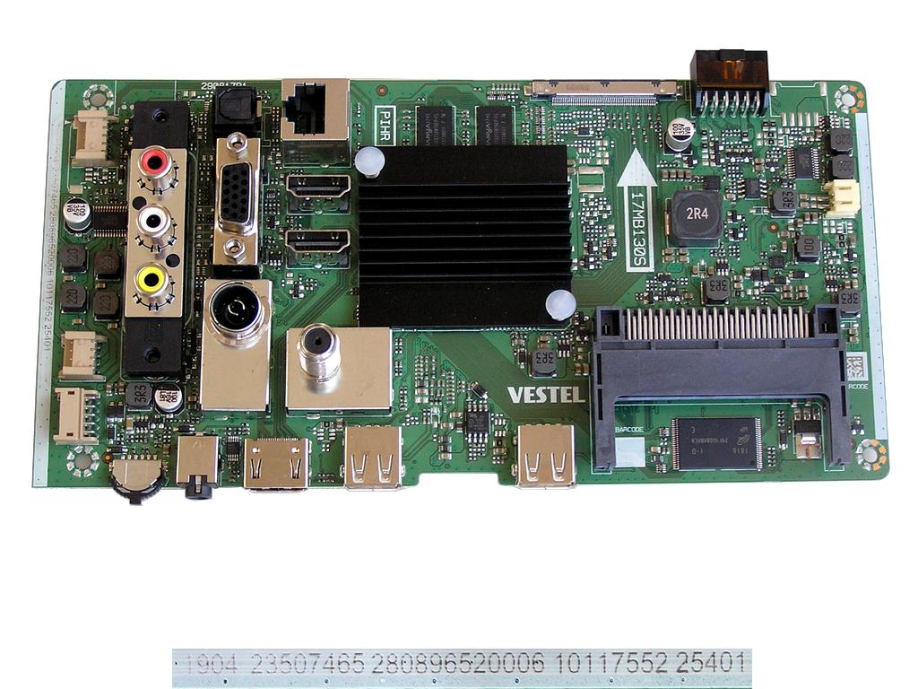 LCD modul základní deska 17MB130S / Main board 23507465 HITACHI 65WHL7000 / V18H00442