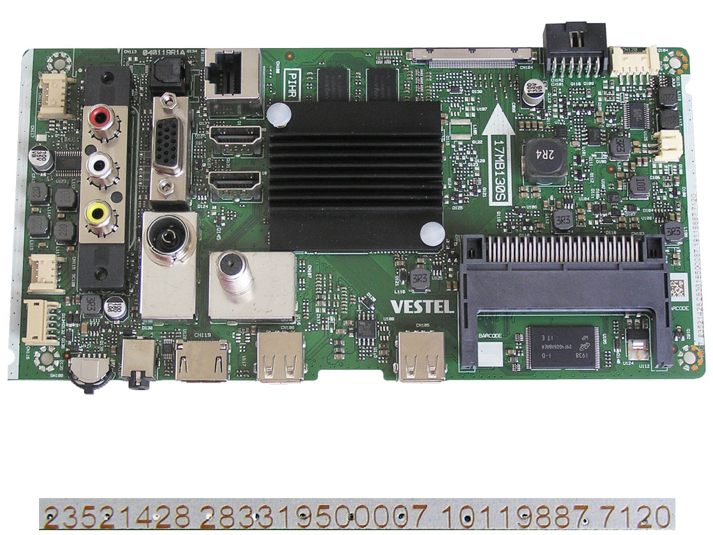 LCD modul základní deska 17MB130S / Main board 23521428 JVC LT-75VU83L