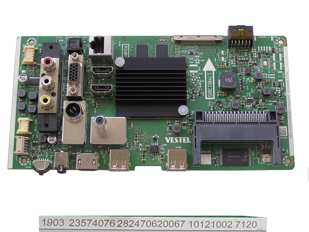 LCD modul základní deska 17MB130S / Main board 23574076 HITACHI 49HK6500