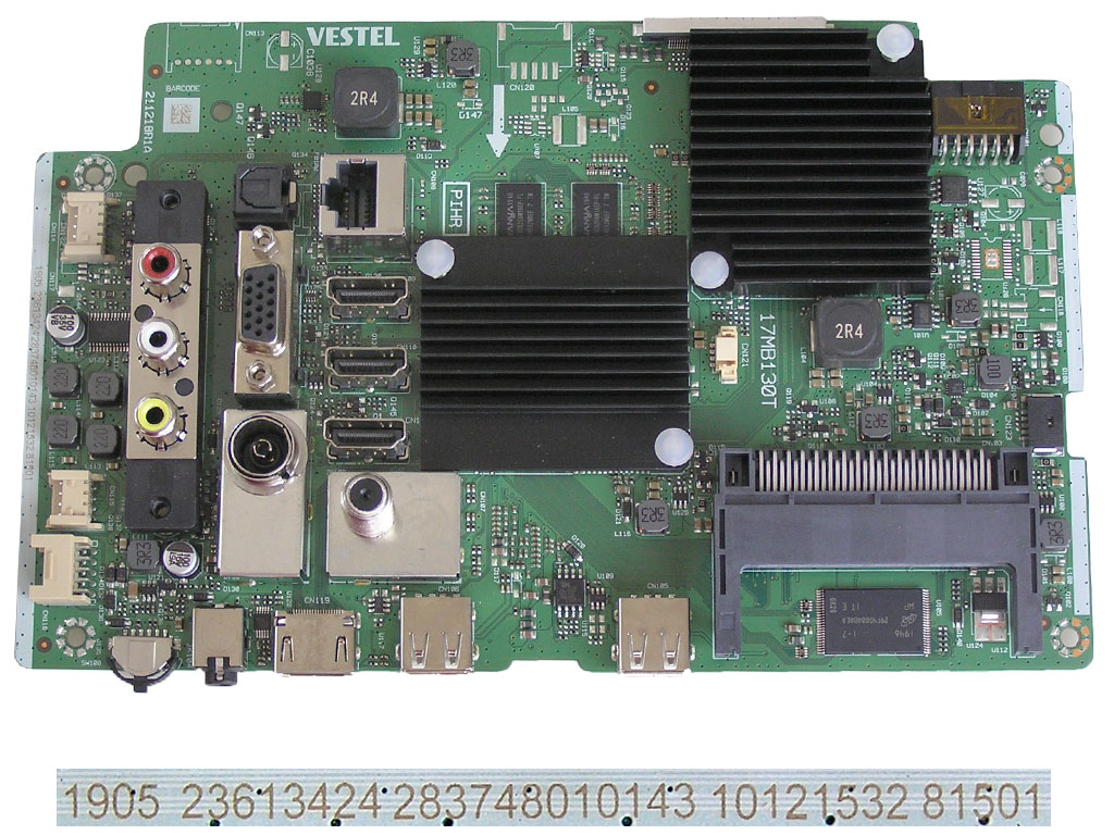 LCD modul základní deska 17MB130T / Main board 23613424 Toshiba 43UL5A63DG