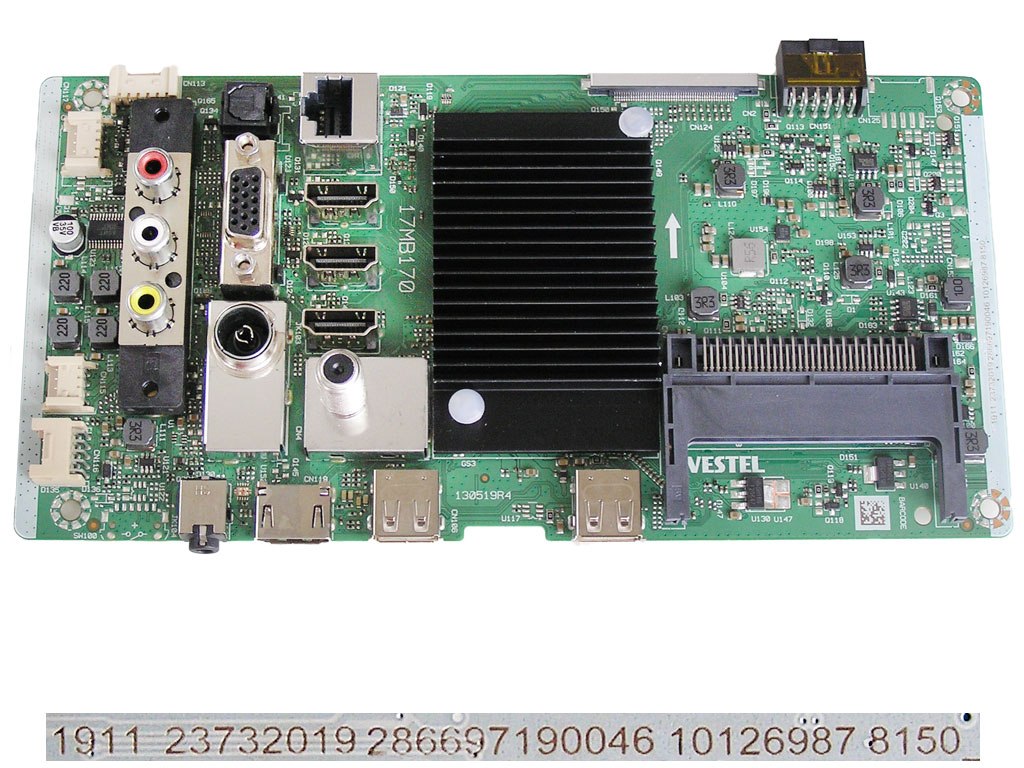 LCD modul základní deska 17MB170 / Main board 23732019 Toshiba 58UA2063DG