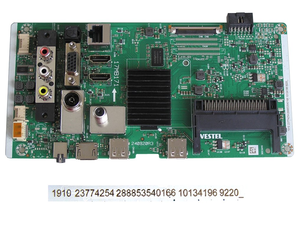 LCD modul základní deska 17MB171 / Main board 23774254 JVC LT-32VAF3035
