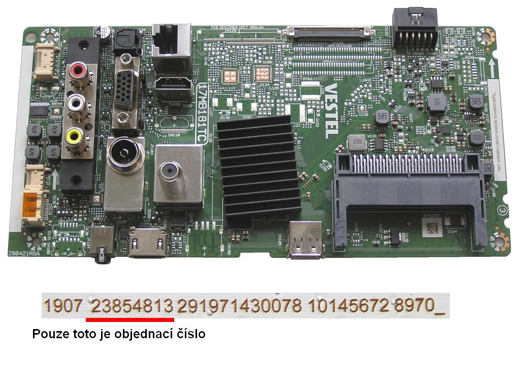 LCD modul základní deska 17MB181TC / Main board 23854813 FINLUX 32-FFI-5760