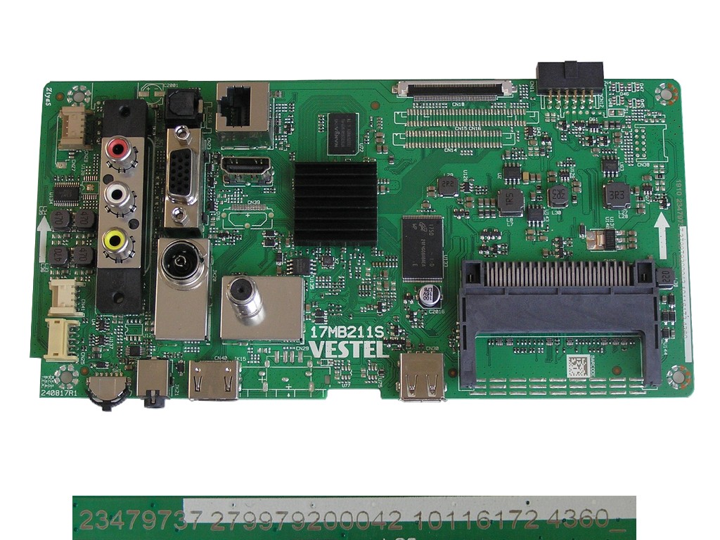 LCD modul základní deska 17MB211S / Main board 23479737 HYUNDAI FLR43TS511SMART