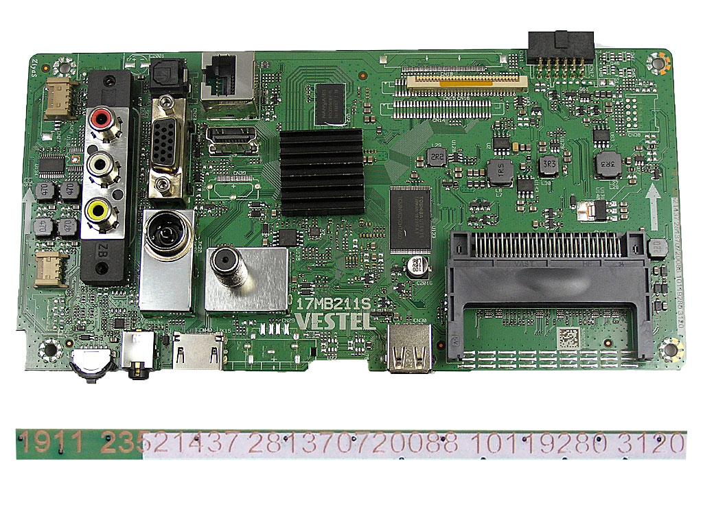 LCD modul základní deska 17MB211S / Main board  23521437  Gogen TVH32R540STWEBW