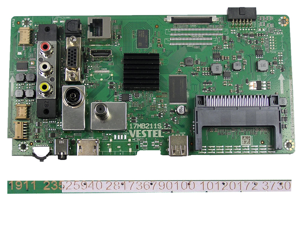 LCD modul základní deska 17MB211S / Main board 23525940 Hyundai FLR32TS439SMART