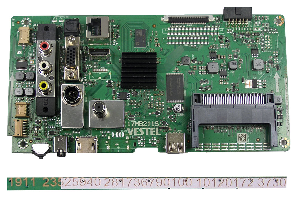 LCD modul základní deska 17MB211S / Main board  23525940  Hyundai FLR32TS439SMART
