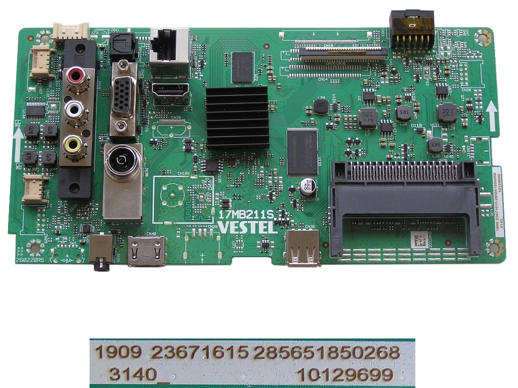 LCD modul základní deska 17MB211S / Main board 23671615 HYUNDAI HLR32T459SMART