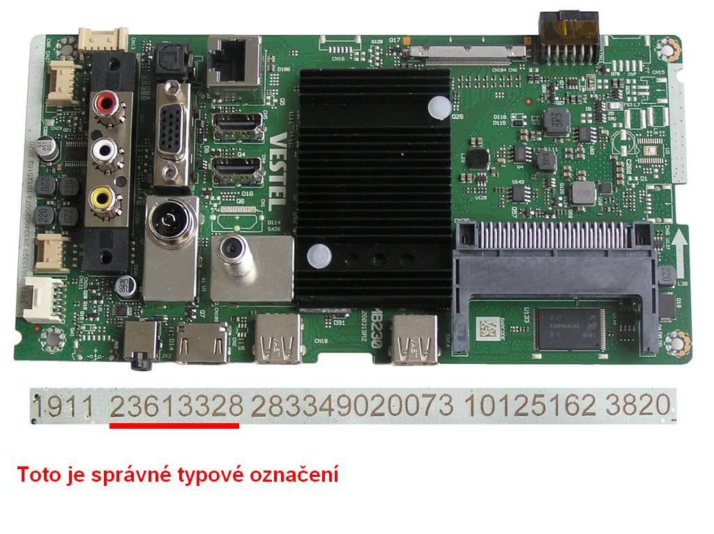 LCD modul základní deska 17MB230 / Main board 23613328 Hyundai ULW65TS643SMART