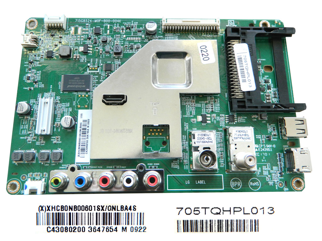 LCD modul základní deska 705TQHPL013 / Main board