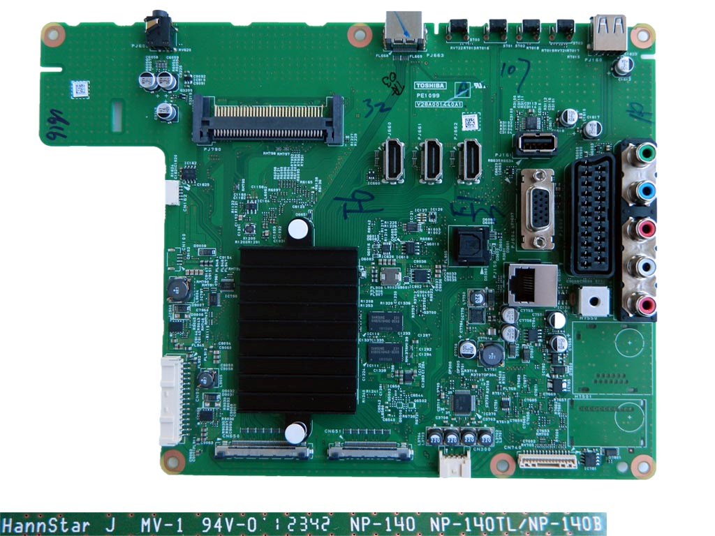 LCD modul základní deska 75032389 TOSHIBA / main board PE1099A WL968
