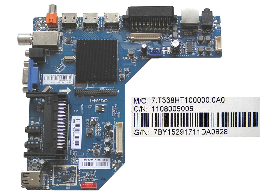 LCD modul základní deska Akai AKTV503 Smart Plasma  / Main board CV338H-T  / 1108005006
