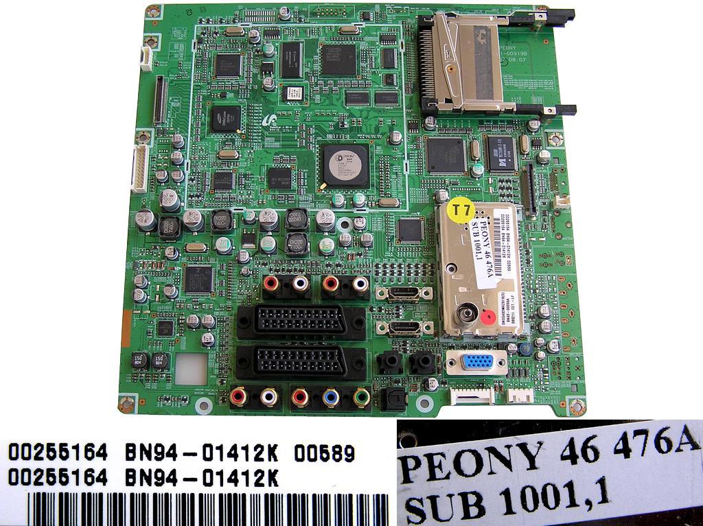 LCD modul základní deska BN94-01412K / Mainboard chasis assembly BN9401412K