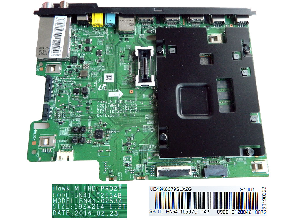 LCD modul základní deska BN94-10997C / Main board ASSY PCB MAIN BN9410997C