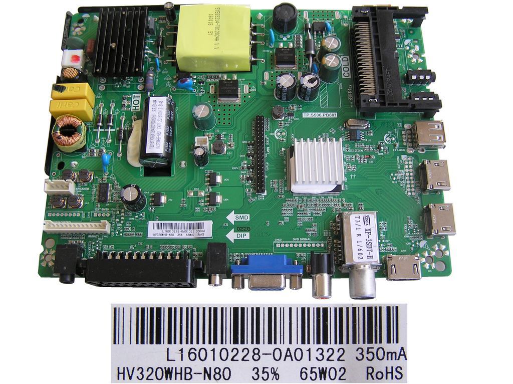 LCD modul základní deska Changhong LED32D2080T2  / main board HV320WHB-N80