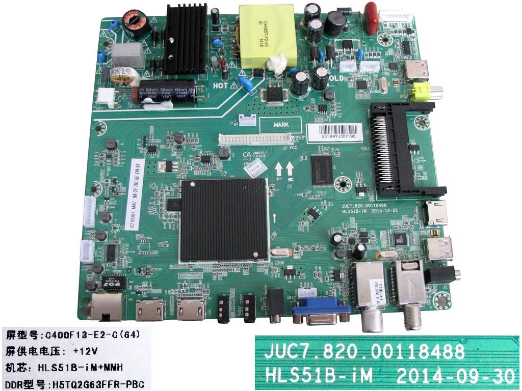LCD modul základní deska Changhong LED40D1100ISX  / Main board HLS51B-iM / C400F13-E2-C(G41)