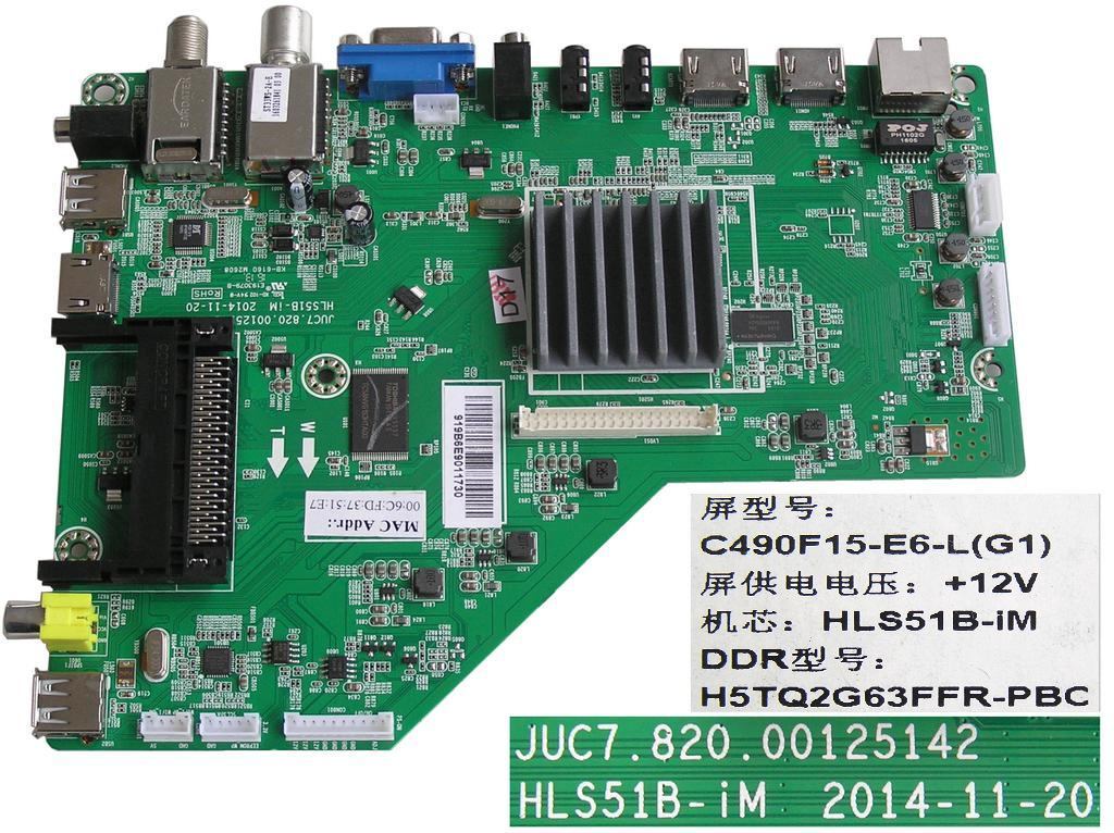 LCD modul základní deska Changhong LED49D2200ISX  / main board C490F15-E6-L(G1) / HLS51B-IM / JUC7.820.00125142