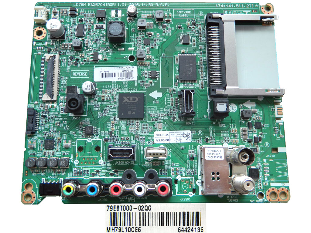 LCD modul základní deska EBT64424136 / assy main board EBU64088605