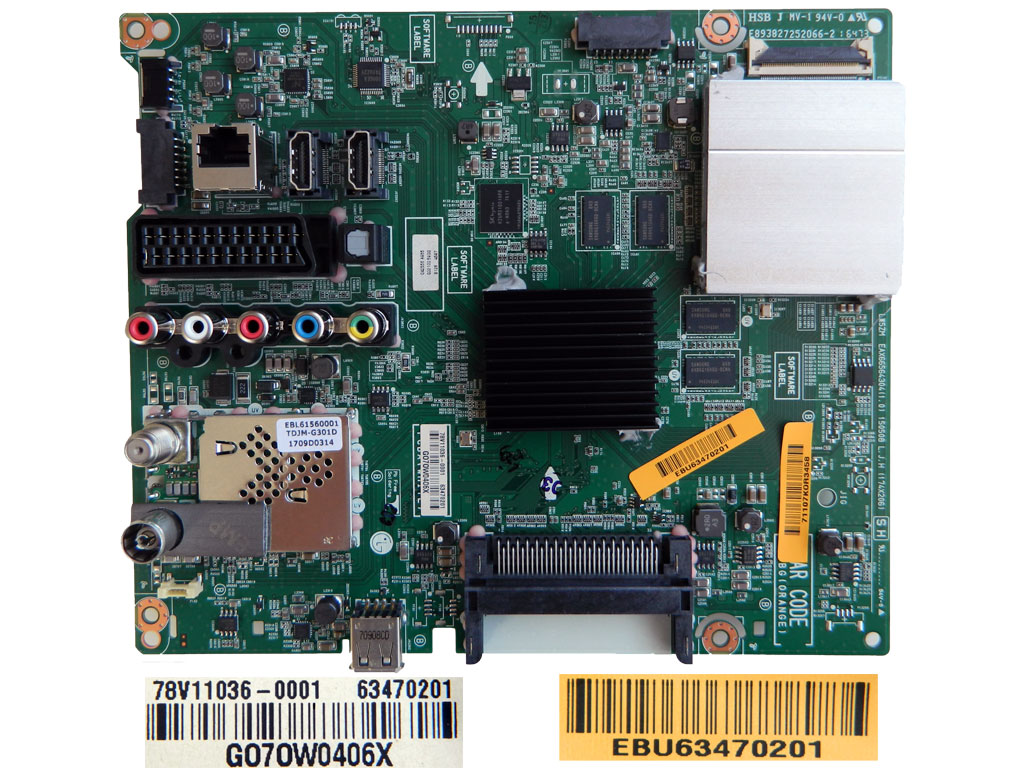 LCD modul základní deska EBU63470201 / main board EBU63470201