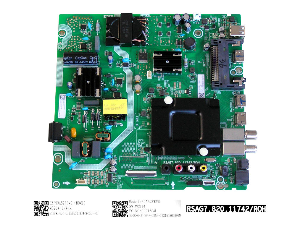 LCD modul základní deska Hisense 50A64H/ main board 50A52FEVS / RSAG7.820.11742/ROH / 310093 / T312595