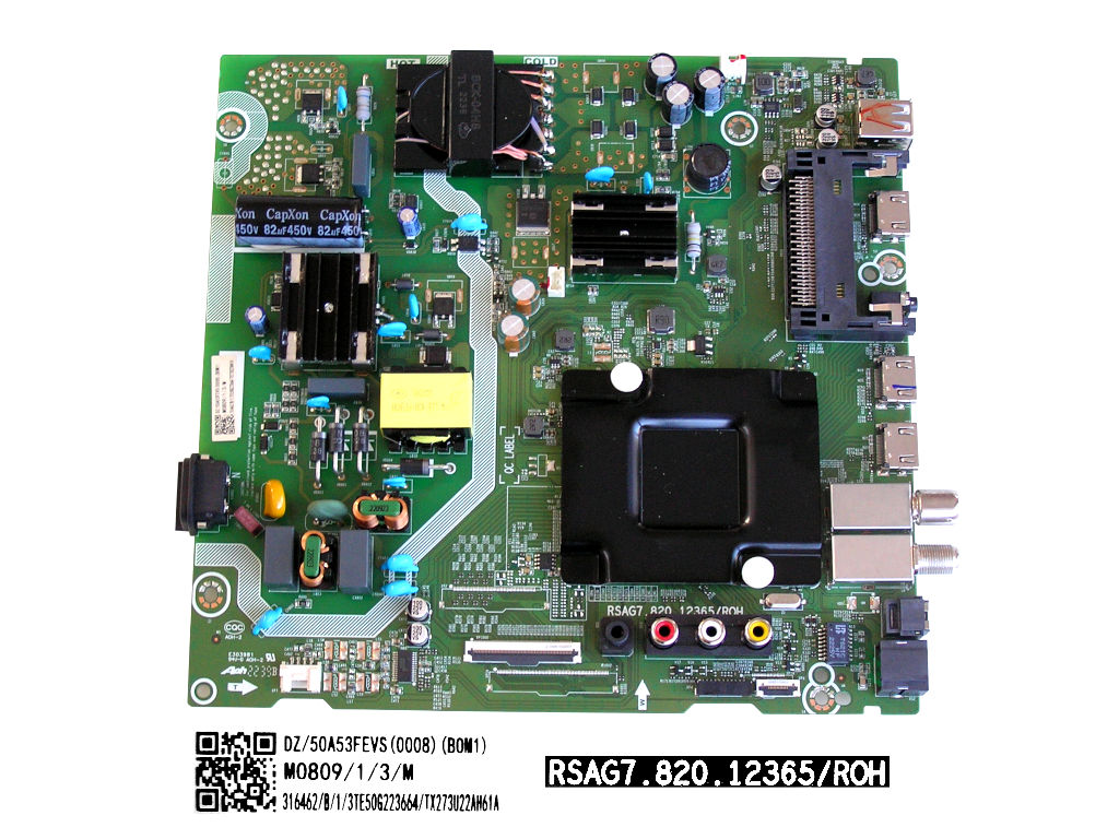 LCD modul základní deska Hisense 50A6BG / main board 50A53FEVS (0008) / RSAG7.820.12365/ROH / 316462 / T315554