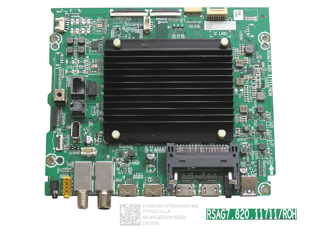 LCD modul základní deska Hisense 55U77HQ / main board 55U69GEVS / RSAG7.820.11711/ROH / 312923 / ZTP228UALL4