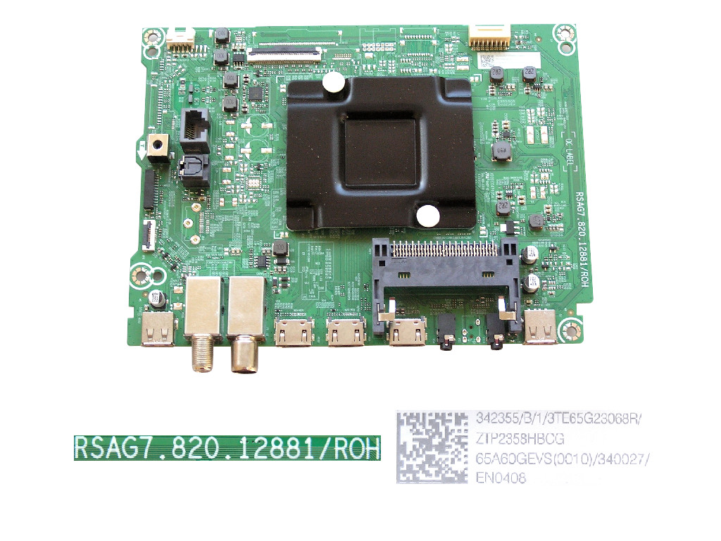 LCD modul základní deska Hisense 65A7KQ / main board 65A60GEVS(0010) / RSAG7.820.12881/ROH / 342355 / T343321 / ZTP2358HBCG