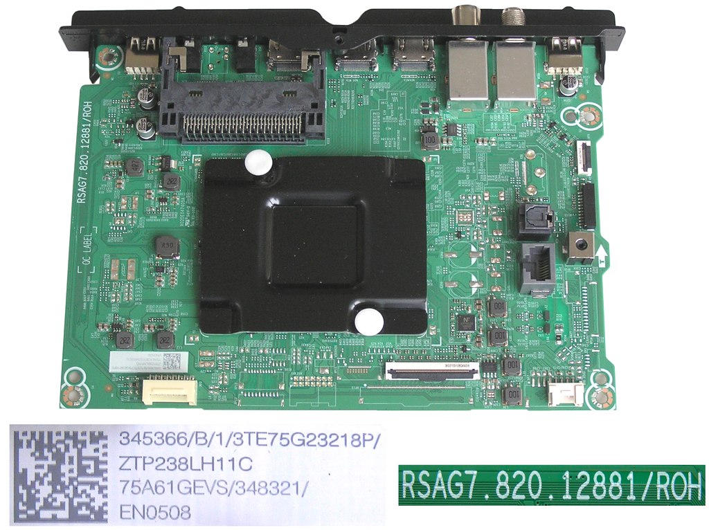 LCD modul základní deska Hisense 75A7KQ / main board 75A61GEVS / RSAG7.820.12881/ROH / 345366 / HT350382