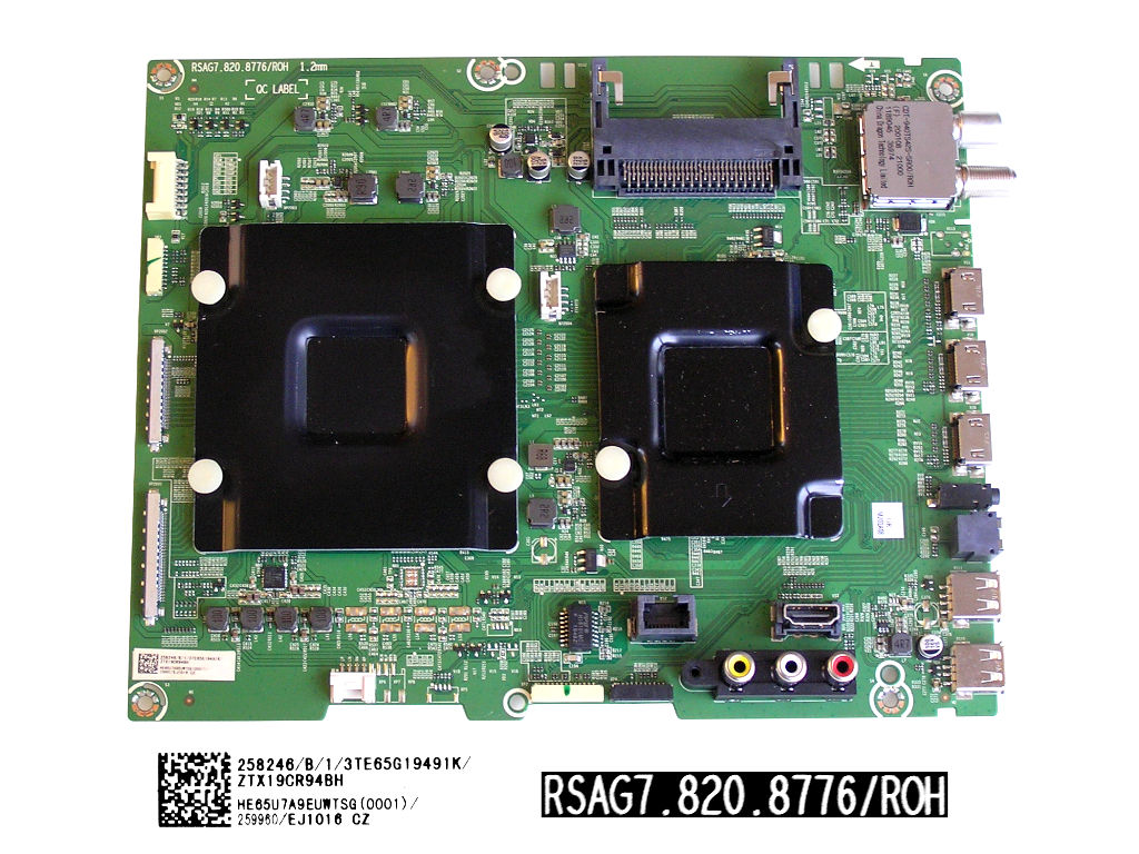 LCD modul základní deska Hisense H65U8B / main board HE65U7A9EUWTSG (0001) / RSAG7.820.8776/ROH / 258246 / T253511