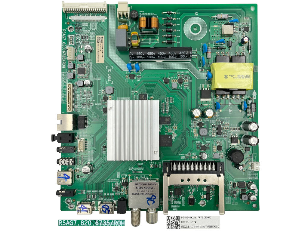 LCD modul základní deska Hisense HE40M2161 / main board HE40M2161FWTS / RSAG7.820.6735/ROH / T195020 