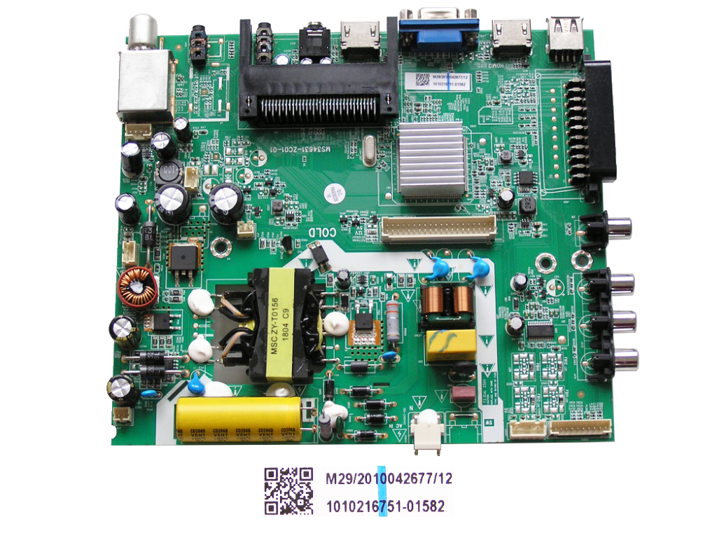 LCD modul základní deska Kruger & Matz KM 0232 / Main board MS34631-ZC01-01 / M29/2010042677/12