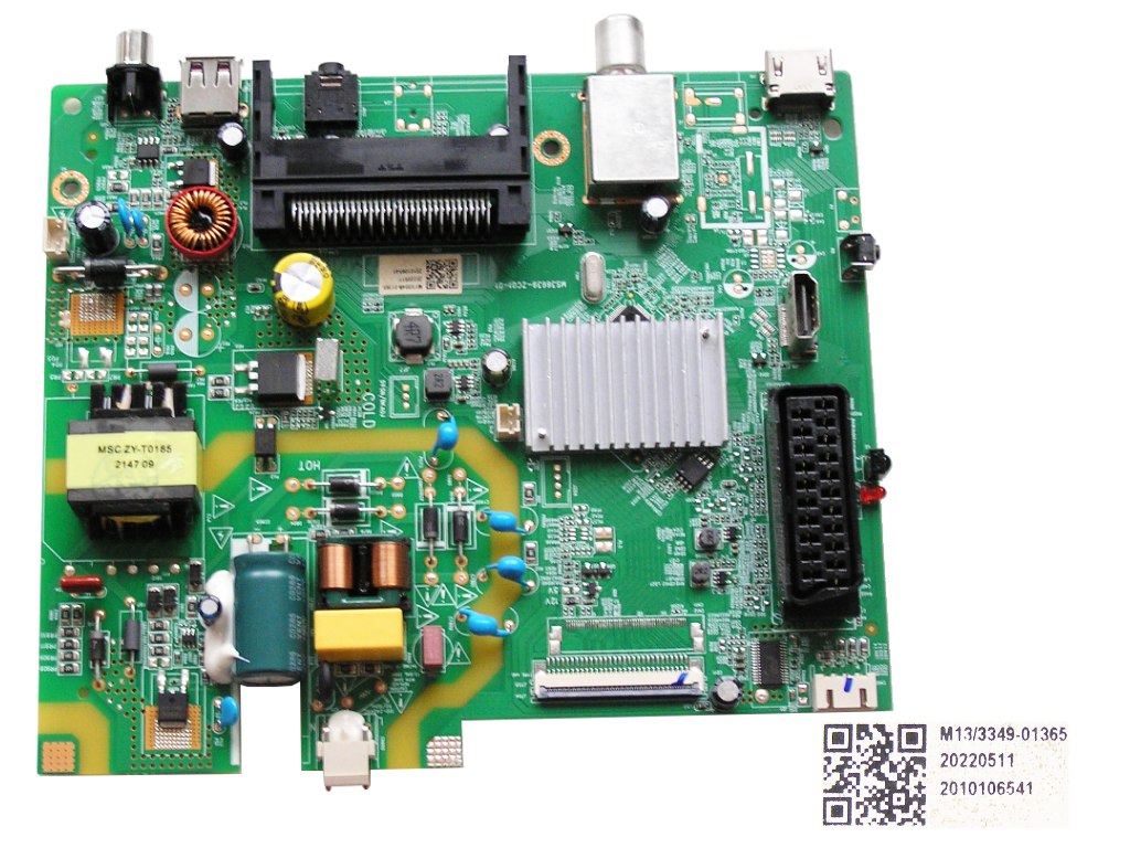 LCD modul základní deska Orava LT-638LEDM101B  / Main board M133349-01365 / MS36639-ZC01-01 / 2010106541