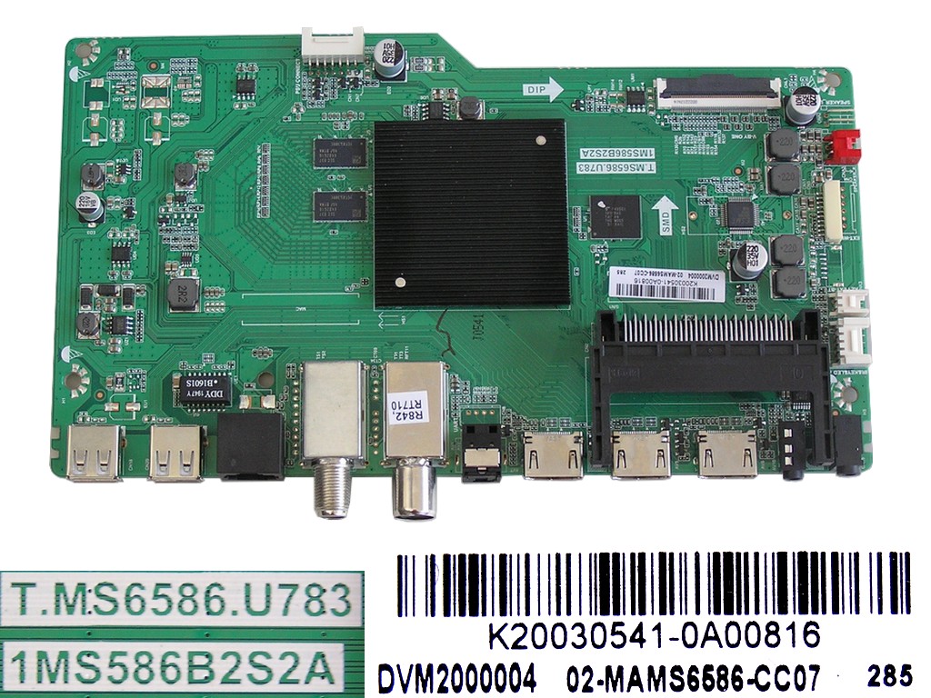 LCD modul základní deska Sencor SLE55US600TCS / Main board T.MS6586.U783 1MS586B2S2A / K19125010-0A00231