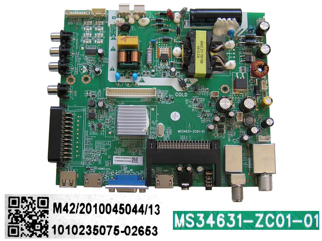 LCD modul základní deska Strong SRT32HZ4003N  / Main board MS34631-ZC01-01 / M24/2010045044/13