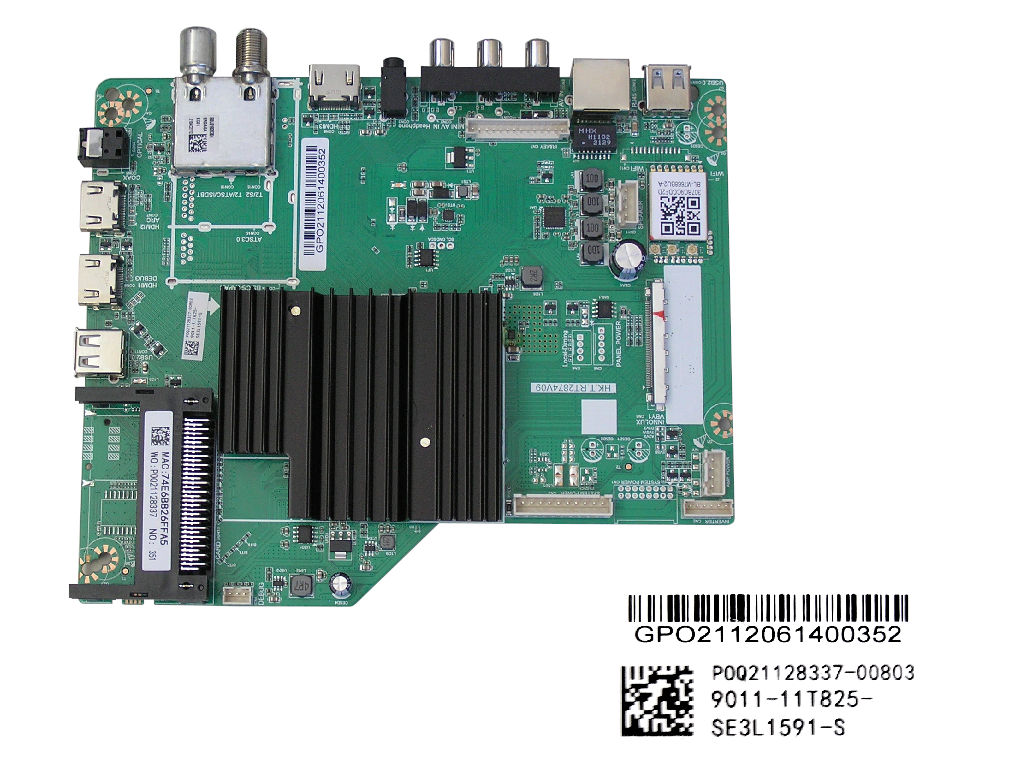 LCD modul základní deska TESLA 43K625BUS / main board HK.T.RT2874V09 / 74E6B826FFA5 / P0Q21128337-00803
