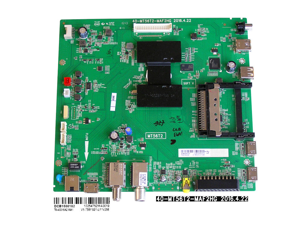 LCD modul základní deska Thomson T8-40D16A2-MA1  / main board 40-MT56T2-MAF2HG 2016.4.22
