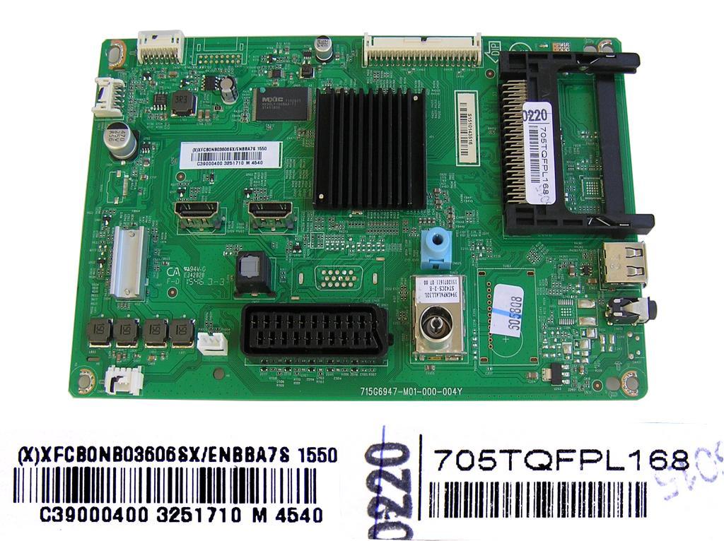 LCD modul základní deska XFCB0NB03606SX/ENBBA7S / MAIN BOARD 715G6947-M02-000-004Y / 705TQFPL168