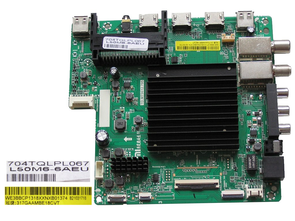 LCD modul základní deska Xiaomi L50M6-6AEU / main board  TD.MT9612.795 / 704TQLPL067